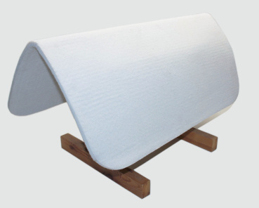 saddle pad liner ee tack filcowy / white