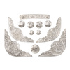 12 Piece Silver Saddle Set - #884