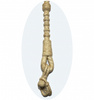 "CE" Romal Reins - Rawhide - Natur