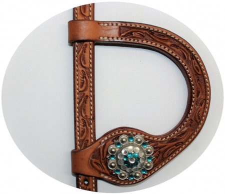 SN Tack Kopfstück - Doppeleinohr - Show - HS005