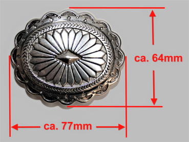 ILC Belt Buckle - Oval Southwest - 1749-00