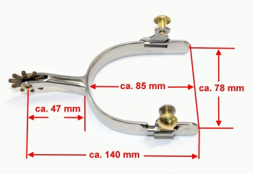 "KS" SS Plain Spurs (35013)