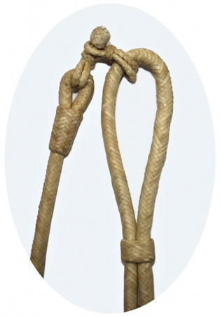 "CE" Romal Reins - Rawhide - Natur