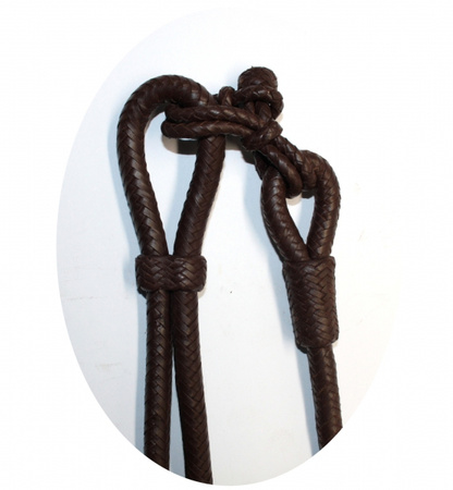 CE Romal Reins - Dark Brown Soft Leather