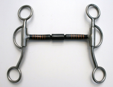 B. Allen Short Shanked Bit - Rolle - SS Shanks - BS Mundstück - 5 '' oder 5,5 '' Breite