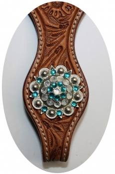 SN Tack Kopfstück - Doppeleinohr - Show - HS005