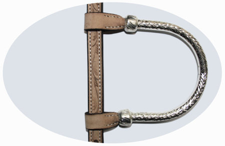 "CE Classic" Show Kopfstück - Sterling Silver Coated - 1 Ohr - AS6006