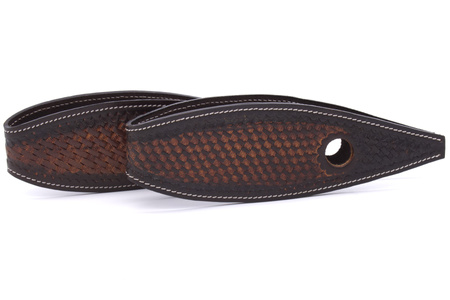 kožené slobber bars do wodzy lptrick / ciemne