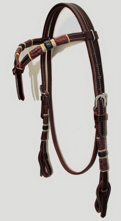 "EE Tack" Kopfstück - SHOW - Fut. Stirnband - AG-102