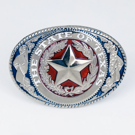 "ILC" Belt Buckle - Texas Star Trophy Buckle - 1749-80