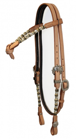 "SN Tack" Kopfstück - Fut. Stirnband - Show - HS017