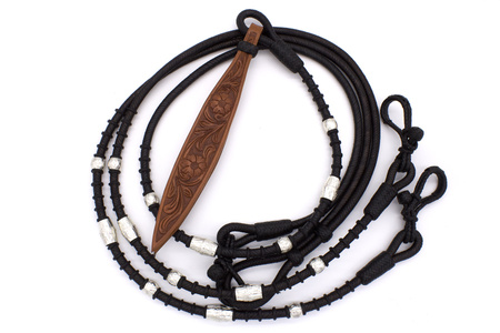 Romale LpTrick czarne ze srebrnymi koralikami