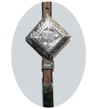 "CE Classic" Show Kopfstück - Sterling Silver Coated - 1 Ohr - AS6010