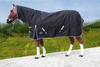TOUGH HORSE - Regen Winterdecke - Combo mit Halsteil - 1200D - 300g filling - SCHWARZ - Größen 74´´(125cm) bis 80´´ (155cm)