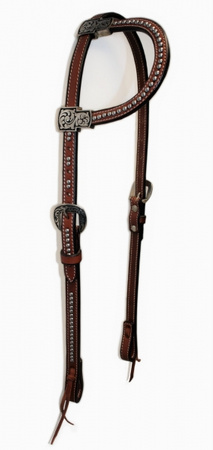 "EE Tack" Kopfstück Einohr - Show - MITTEL - WX-2067