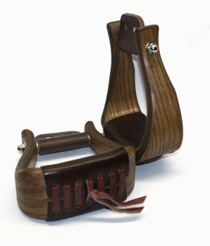 Premium Holzsteigbügel - Angled / Offset - JKST79-3