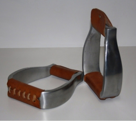 "HYX" Alu Steigbügel- Glatt - gerade - 1 1/2 ''