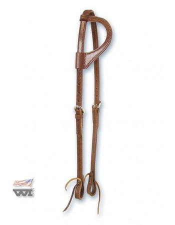 bridle wi oneear / na jedno ucho / ciemny brąz