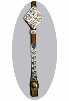 "CE Classic" Show Kopfstück - Sterling Silver Coated - 1 Ohr - AS6007