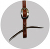 BCL Kopfstück Stirnband - Harness Leather - Stitched - Edelstahl Schnallen