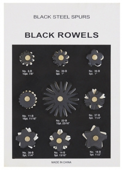 "TJ" Black Steel Sporenräder Set -  258-420