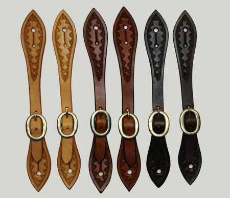 Sporenriemen - US Leder - verschiedene Farben - F-548