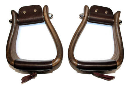 Premium Holzsteigbügel - Angled / Offset - JKST79-3