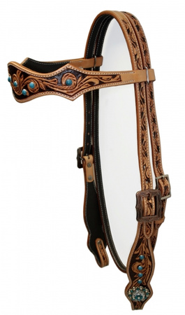 "SN Tack" Kopfstück - Stirnband - Show - HS034