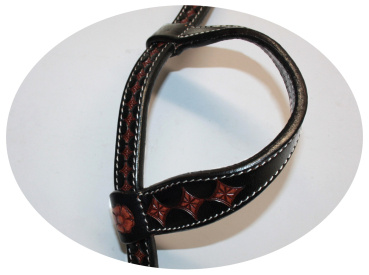 "EE Tack" Show Kopfstück - Einohr - N-669