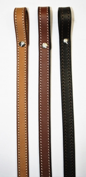 EE Tack - Zügel - EE Leather - 5/8 x 7′ - komplett genäht - 3 Farben