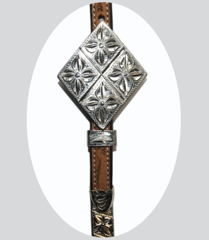 "CE Classic" Show Kopfstück - Sterling Silver Coated - 1 Ohr - AS6007