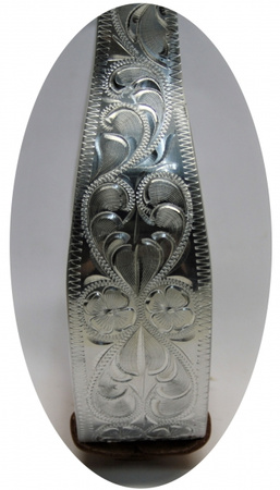 "HYX"  Alu Steigbügel - graviert / gerade - 254-540