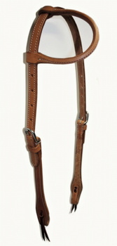 "EE Tack" Kopfstück Einohr - Herman Oak Leather - L-132