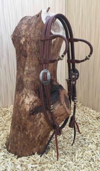 Ogłowie treningowe GVR Buckaroo Braiding na 2 uszy