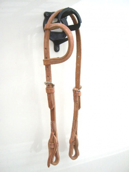 "EE Tack" Harness Kopfstück - Herman Oak Leather - Einohr - Quick Change