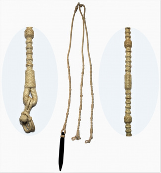 "CE" Romal Reins - Rawhide - Natur