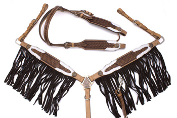 Zestaw LpTrick ogłowie wraz z wodzami + napierśnik