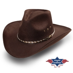 Kapelusz Stars&Stripes  KANSAS brown