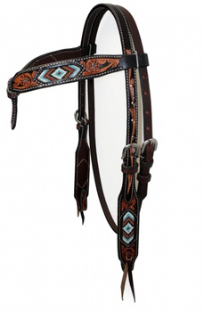 "EE Tack" Kopfstück - Fut. Stirnband - Show - S-2045