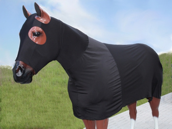 Stretch Sheet mit Reissverschluss - verschiedene Größen - SCHWARZ