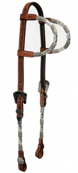 "SN Tack" Kopfstück - Doppeleinohr - Show - HS008