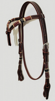 "EE Tack" Kopfstück - SHOW - Fut. Stirnband - AG-102