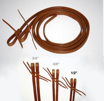 "EE Tack" Herman Oak Harness Leder Zügel - 1/2 '' - 13mm - ca. 8 ft. / 240cm lang