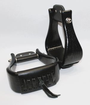 Premium Holzsteigbügel - Flat Bottom - JKST48-3