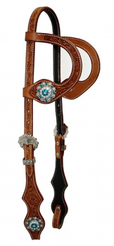 "SN Tack" Kopfstück - Doppeleinohr - Show - HS005