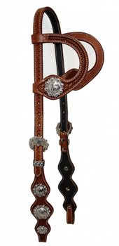 "SN Tack" Kopfstück - Doppeleinohr - Show - HS009