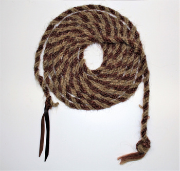 Horse Hair Mecate - 5/8´´ x 22ft. Lang - TWO TONE